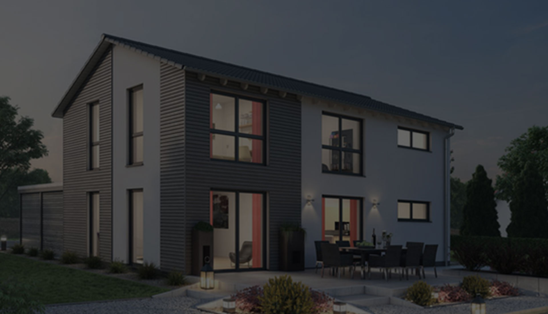 Modernes Einfamilienhaus als Neubauprojekt